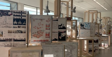 Exposición en la Biblioteca de la EPS con motivo de la acreditación del RIBA