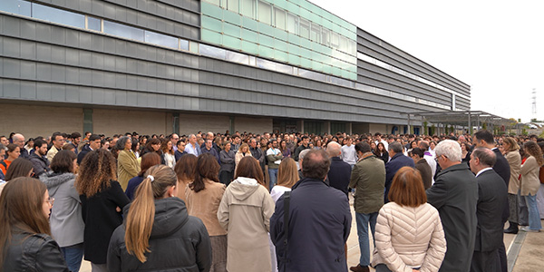 Minuto de silencio por los afectados por la DANA - CEU San Pablo Monteprincipe