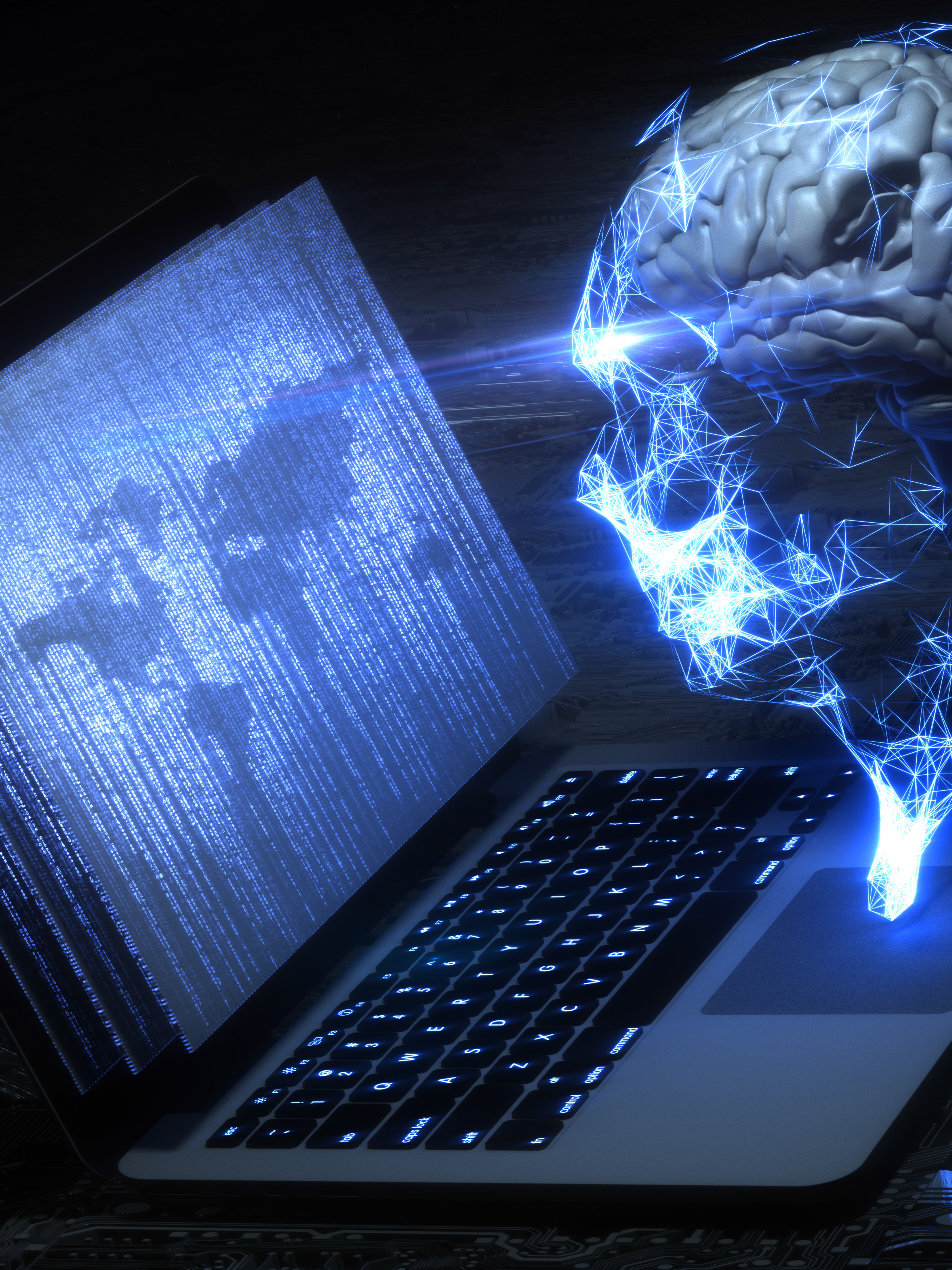 Persona tecleando en un ordenador portatil