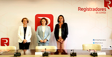 Firma convenio patrocinio Colegio Registradores - CEU San Pablo