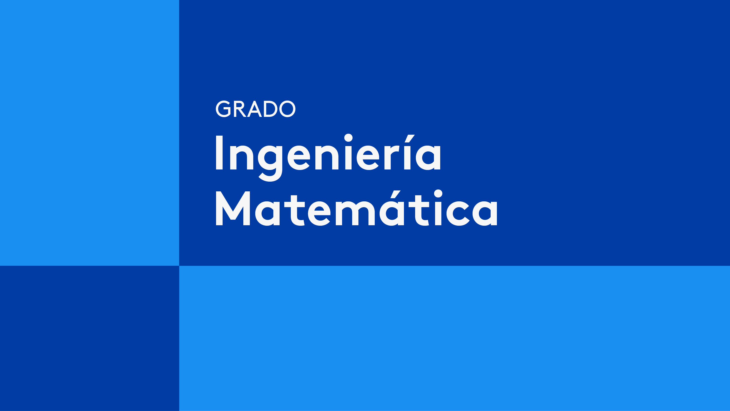 Portada del video de Grado en Ingenieria Matematica CEU San Pablo
