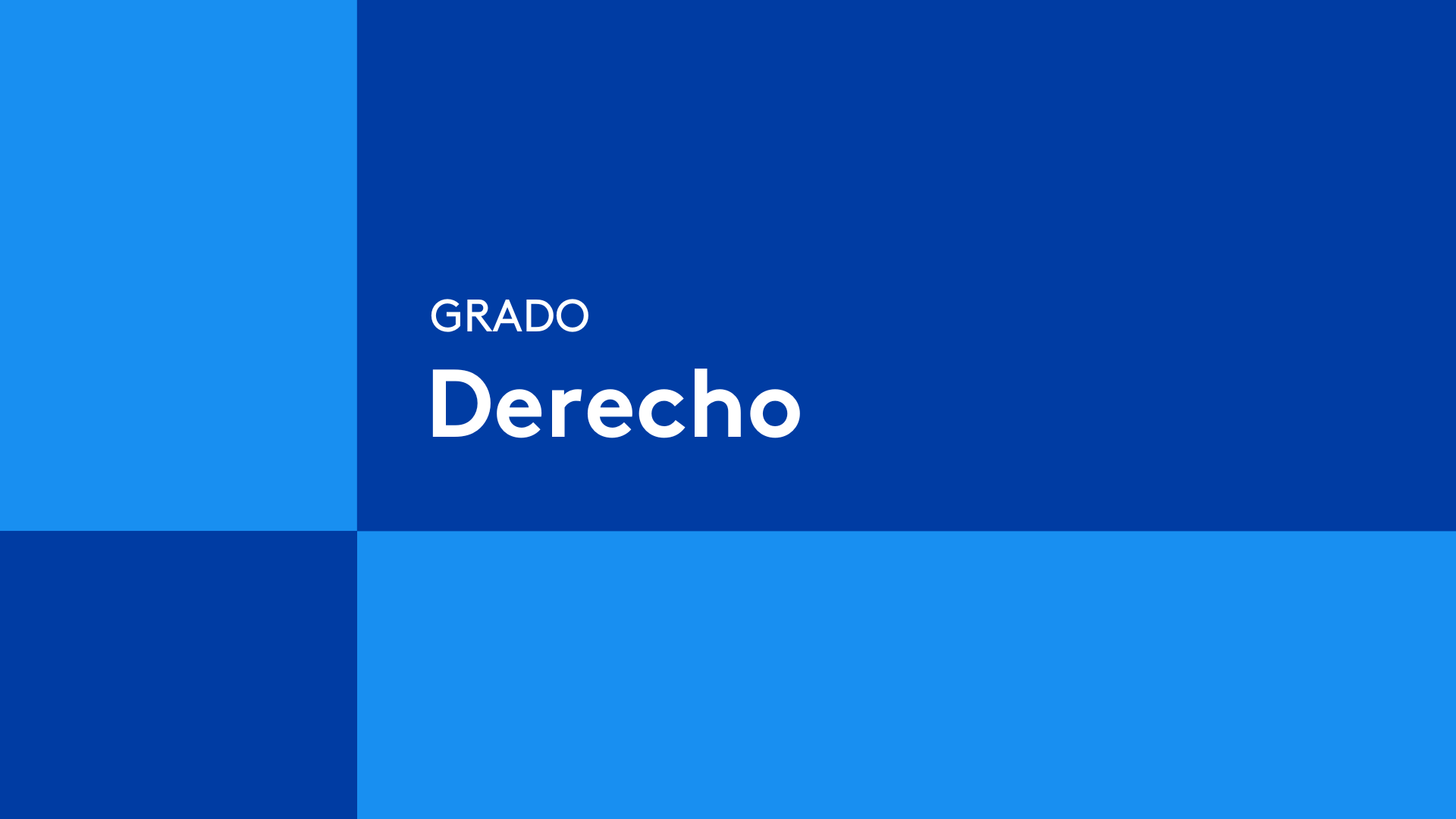 Grado en Derecho Universidad CEU San Pablo