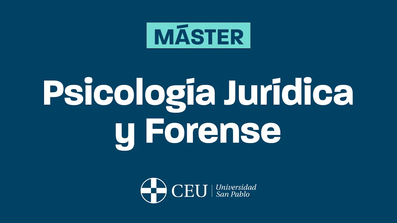 Video presentacion Master Psicologia Juridica y Forense