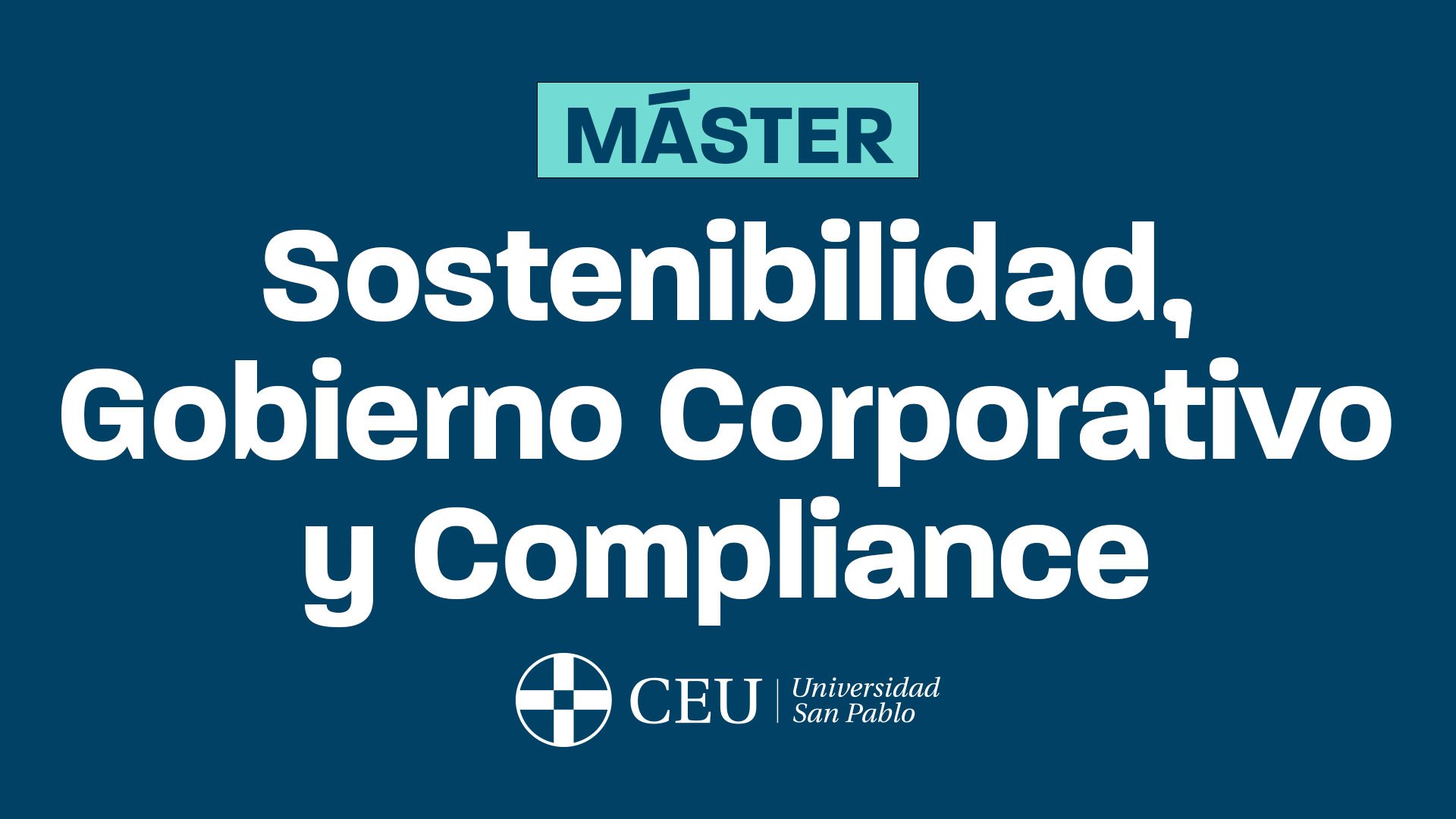 Máster en Sostenibilidad