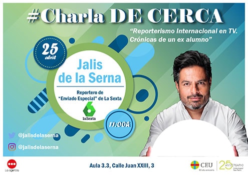 Imagen - Curso 2019-2020 - #De Cerca - Jalis de la Serna
