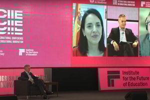 Ainhoa Uribe debate sobre la internacionalización en línea en el Tecnológico de Monterrey