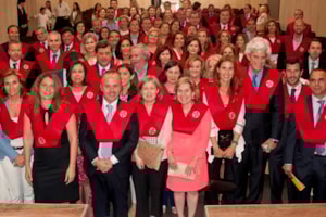 Julio Castelao, padrino de las bodas de plata de Derecho 