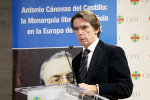 Aznar inaugura un Congreso Internacional de Cánovas del Castillo