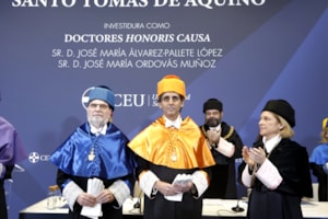 José María Álvarez-Pallete y José María Ordovás, Doctores ‘Honoris Causa’