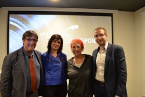 Mario Alcudia y Esther Cervera presentan el libro `Las 5 W del corresponsal en radio y televisión´ 