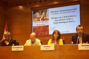 La profesora María Blanco presenta el libro 'Afrodita Desenmascarada'