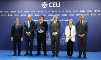 Javier Milei inaugura los Cursos de Verano CEU-María Cristina
