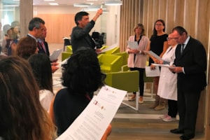 Bendición de las instalaciones de Julián Romea 18