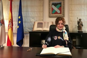 Una profesora ilustra el cambio histórico de la peregrinación a Santiago de Compostela