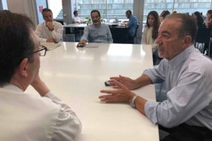 Visita del decano de la Escuela de Arquitectura de la Pontificia Universidad Católica de Puerto Rico