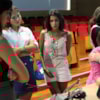 alumnos y profesora CEU en laboratorio