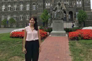 Ainhoa Uribe imparte un seminario sobre populismo en la Universidad de Georgetown