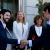 presidente de Bankia saludando