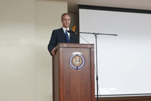 Juan Ignacio Gorospe, en el Primer Congreso Internacional de Derecho Ambiental de Ecuador