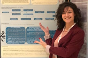 La profesora Abigail Jareño, presente en el Congreso Europeo de Investigación Cualitativa